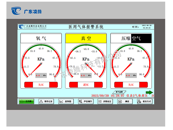 触屏式压力报警器